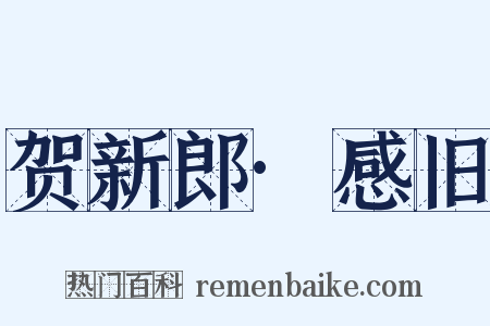 贺新郎·感旧是什么意思的图片